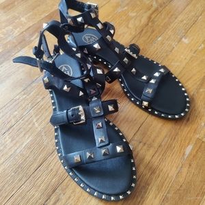 Ash Pacific Studded Leather Sandals Like New size 38, 7 1/2 US